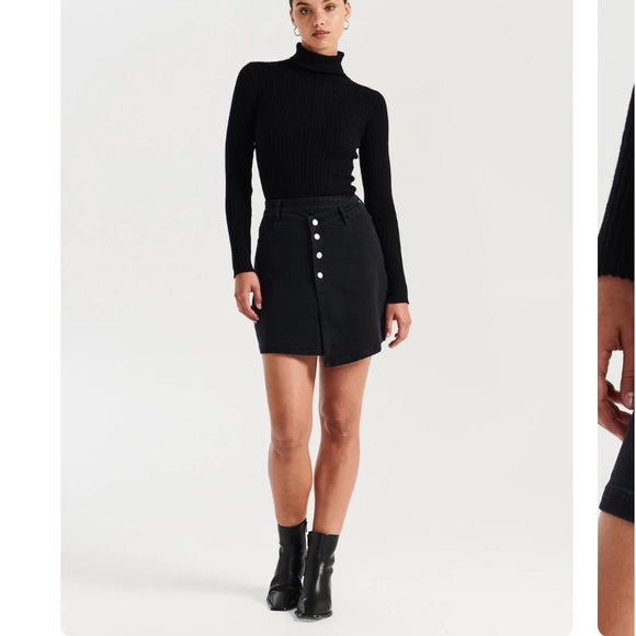 Ena Pelly Dresses & Skirts - Ena Pelly NWOT Monique Asymmetric Mini Skirt
